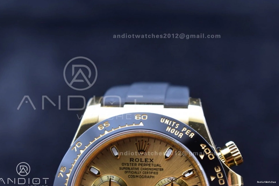 SA Daytona 116518 Oysterflex Reliable Rubber Strap Dial Best on Edition Lume 764 YG BTF 1:1 0323